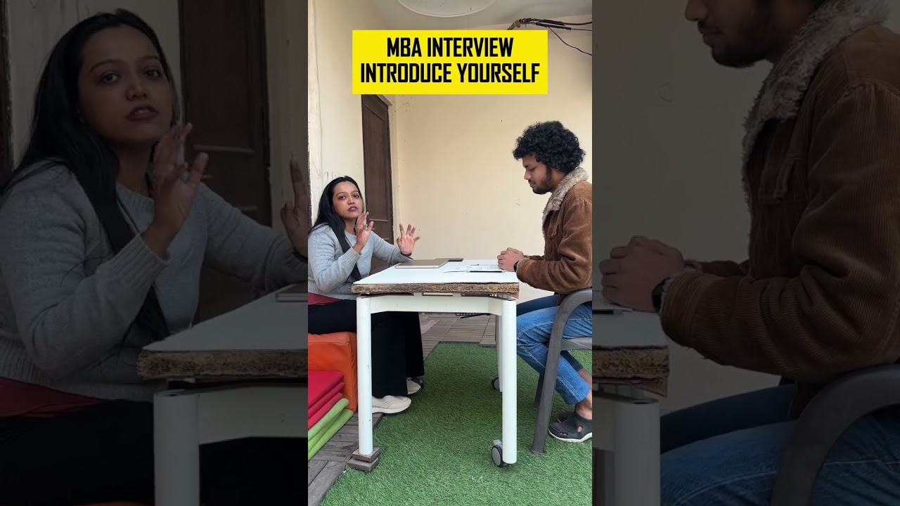 How to answer introduce yourself | Most Important Interview Question 🔥#mba