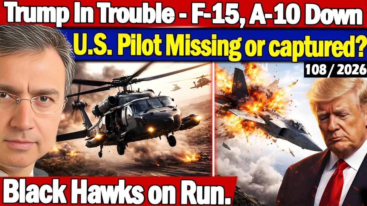 Trump in Big Trouble: Iran Shoots Down F-15, A10 & Black Hawkes, U.S. Pilots Missing in Action..