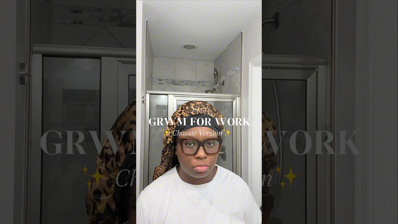 GRWM for work - chaotic version ✨ #shorts #grwmforwork #momoftwins