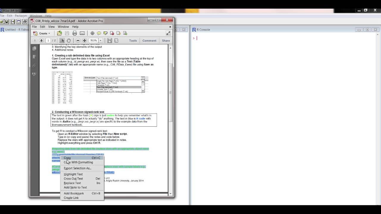 Wilcoxon signed-rank test in R