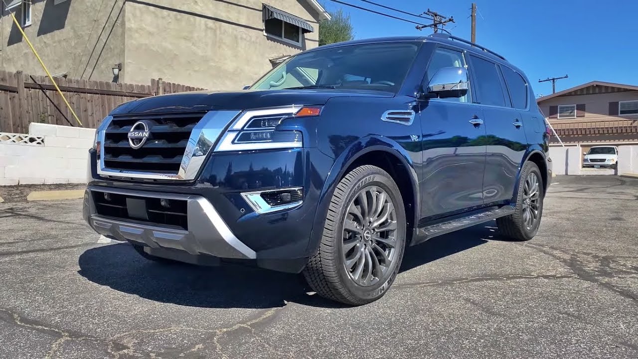 2021 Nissan Armada 4x4 Platinum Walkaround + Exhaust (No Talking)(ASMR)