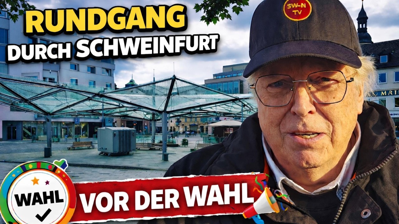 Rundgang -Ich laufe durch die Stadt – Wahlkampf in Schweinfurt