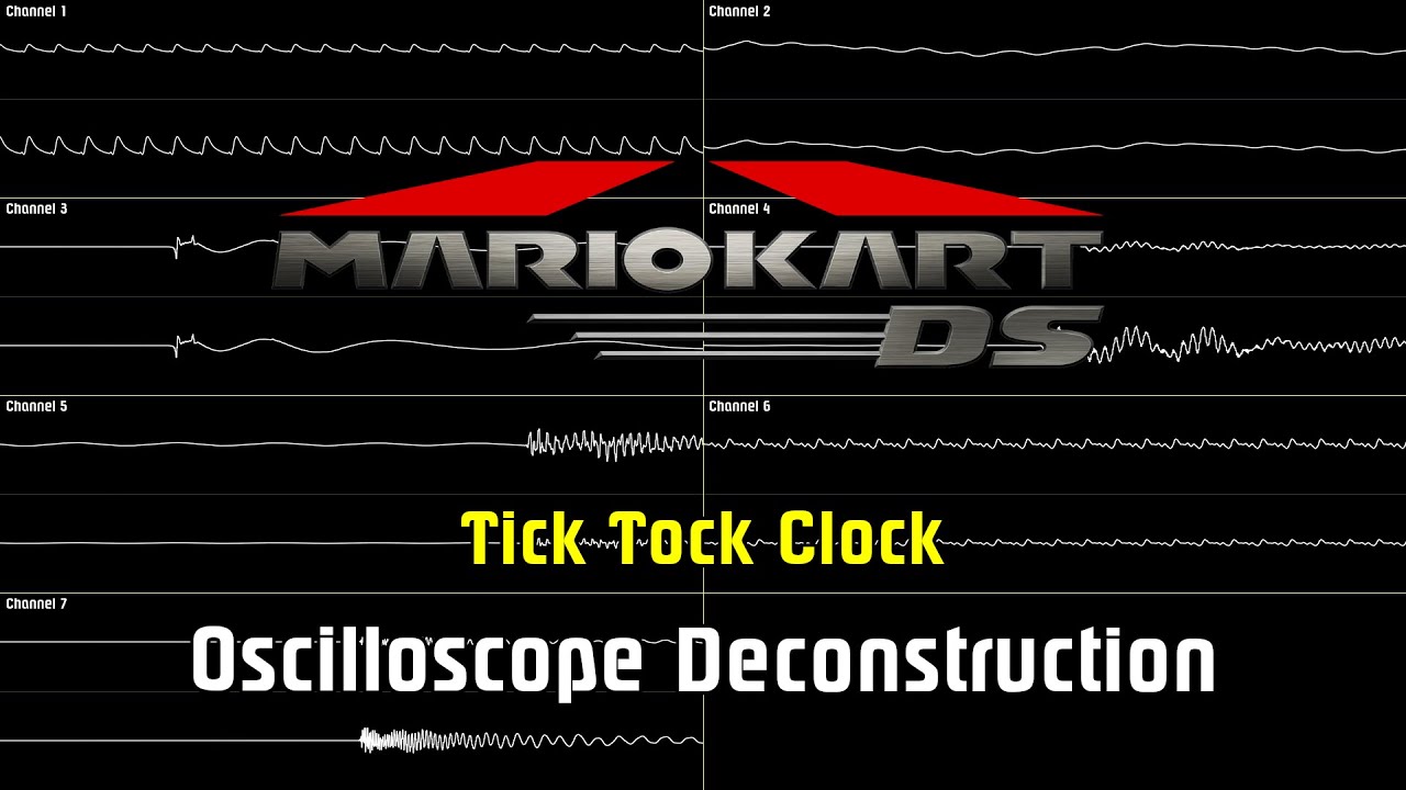Mario Kart DS - Tick Tock Clock [Oscilloscope Deconstruction]