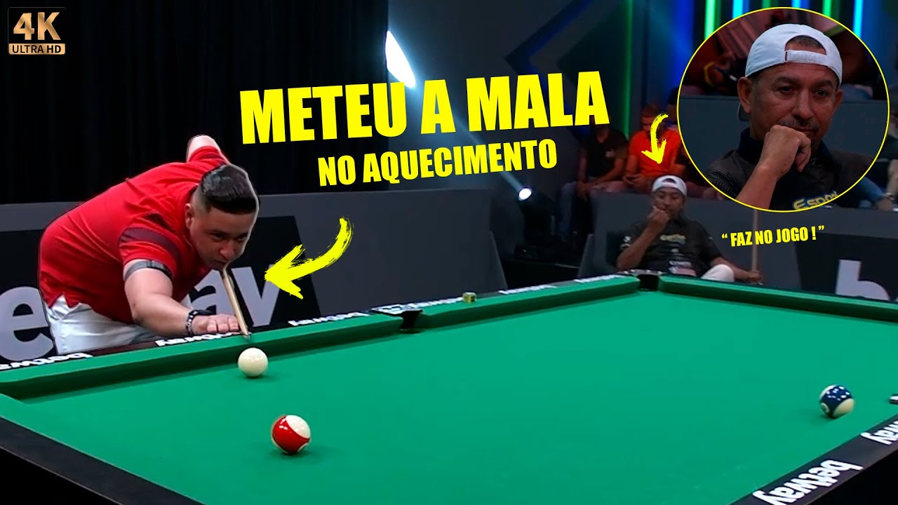ELE TENTOU INTIMIDAR O MELHOR JOGADOR.. Veja que aconteceu.. 😰🎱