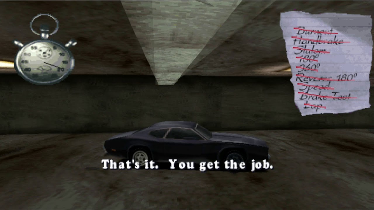 Driver 1  / Interview Mission / 19s 500ms?? / WR??