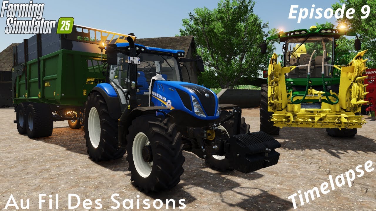 On commence les ensilages de maïs. Au Fil Des Saisons Episode 9