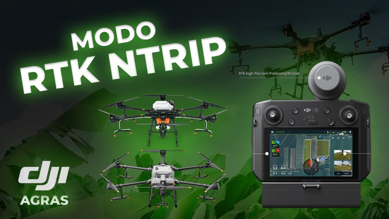 RTK via NTRIP - LINHA AGRAS DJI - ENTENDA como CONFIGURAR