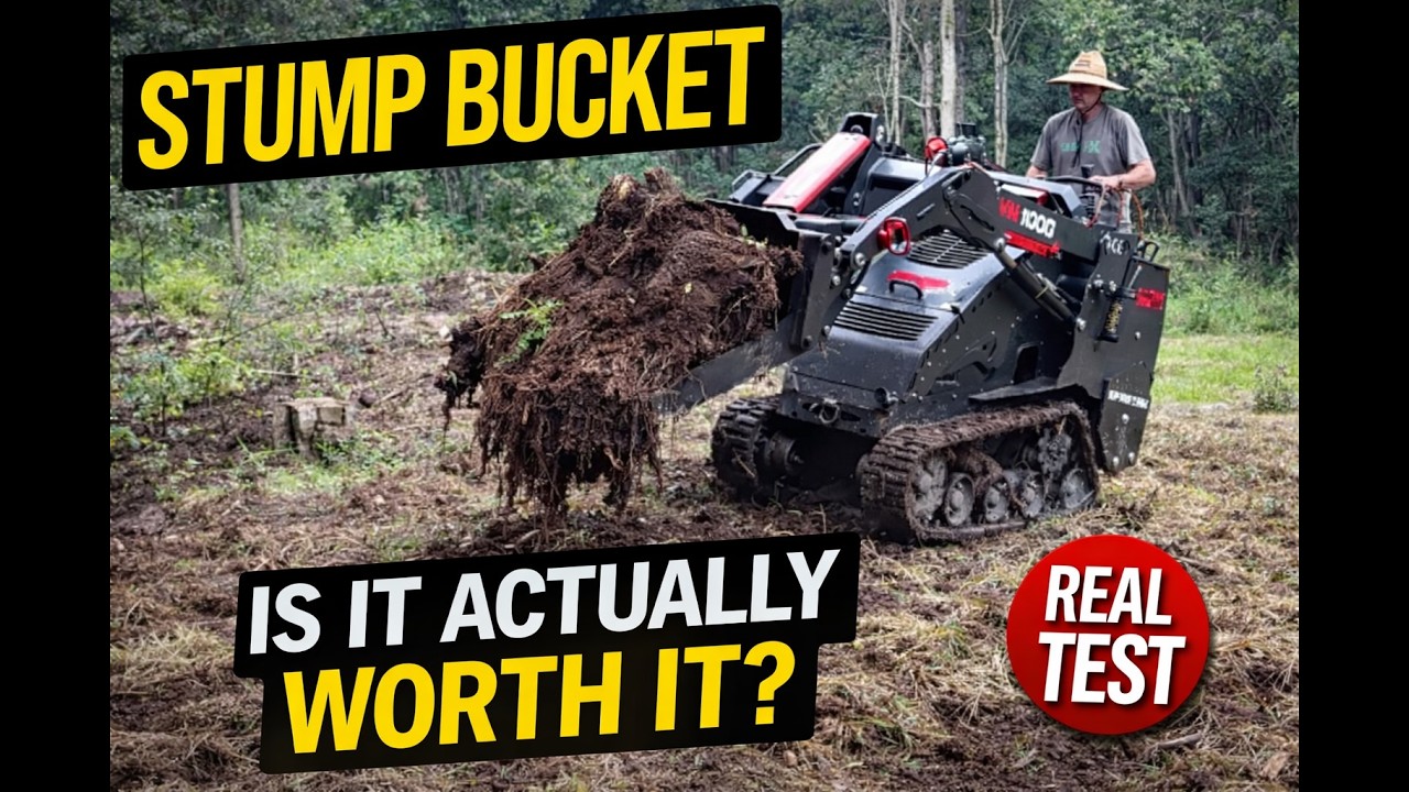 Stump Bucket — Is It Actually Worth It? | Real World Test