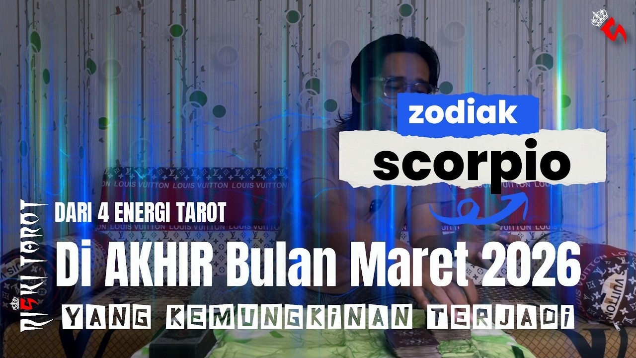 Zodiak scorpio Simak dengan bijak yang kemungkinan terjadi di akhir Maret 2026 dari 4 energI tarot