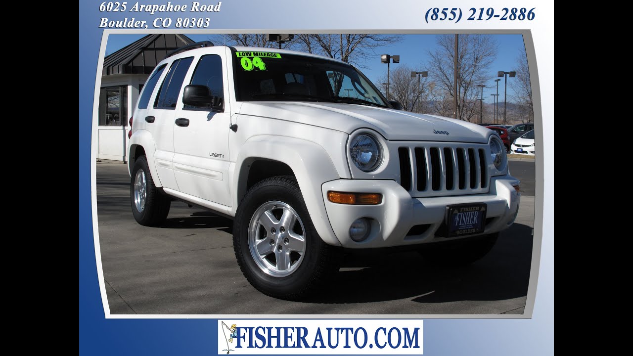 2004 Jeep Liberty Limited white | $9,900* | Boulder, Colorado | Fisher Auto (Stock #PC6717A)