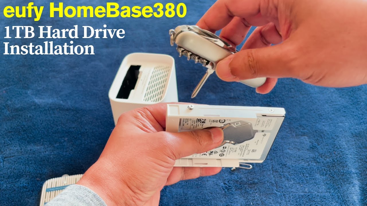 Install a 1TB Laptop Hard Drive in Eufy HomeBase S380 | Easy Upgrade!