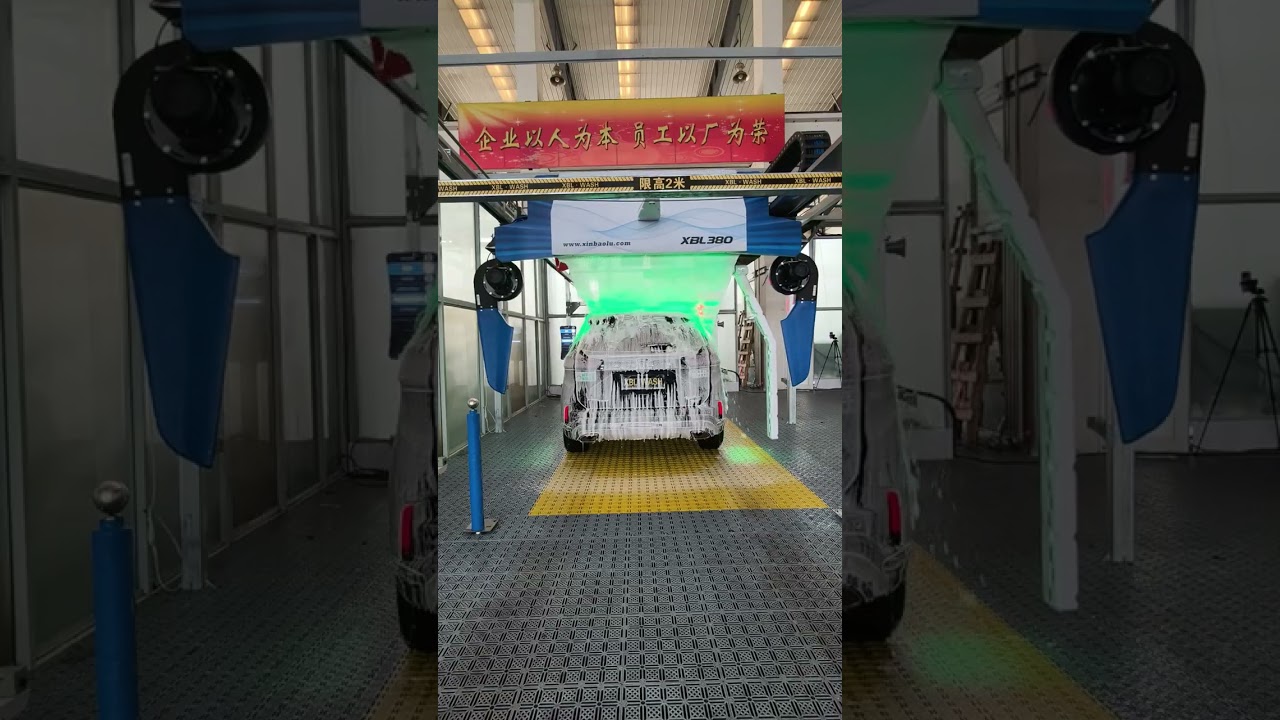XBL 380 Touchless Carwash full process (except of Chassis Washing)