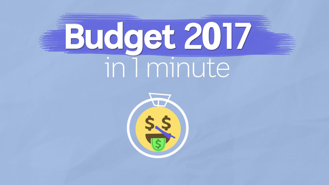 The 2017 Budget in a nutshell