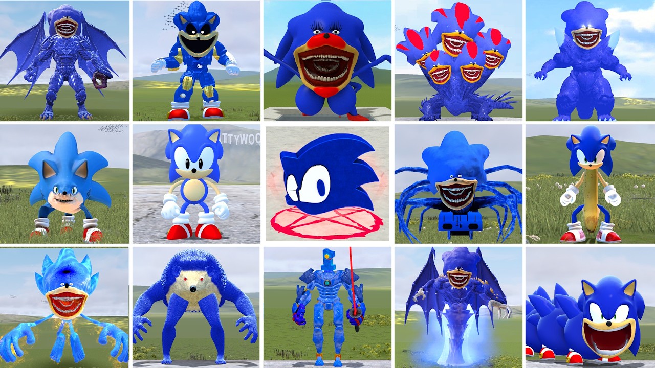 NEW SONIC TAPE VS SHIN SONIC HUNGRY SNAKE MOMMY TAPES  Which One REIGNS SUPREME in Garry's Mod!