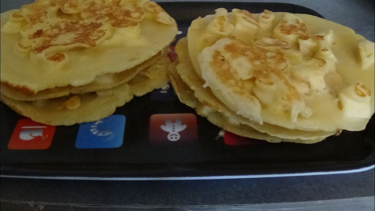 Crêpe épaisse aux pommes
