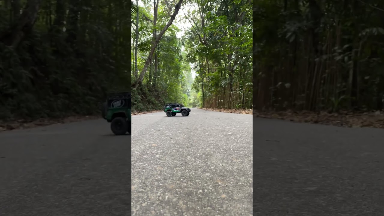 Zp 1006 Rc Defender on road brake test