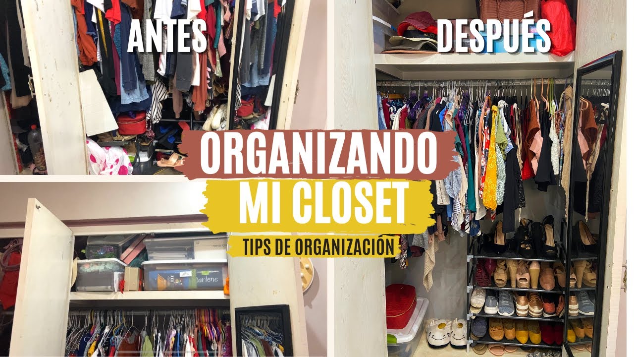 DEPURACIÓN Y ORGANIZACIÓN DE CLOSET PEQUEÑO | TIPS PARA ORGANIZAR CLOSET - METODO  MARIE KONDO
