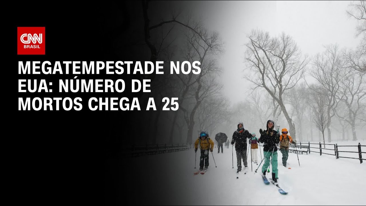 EUA: Número de mortos em tempestade de neve chega a 25 |CNN 360°