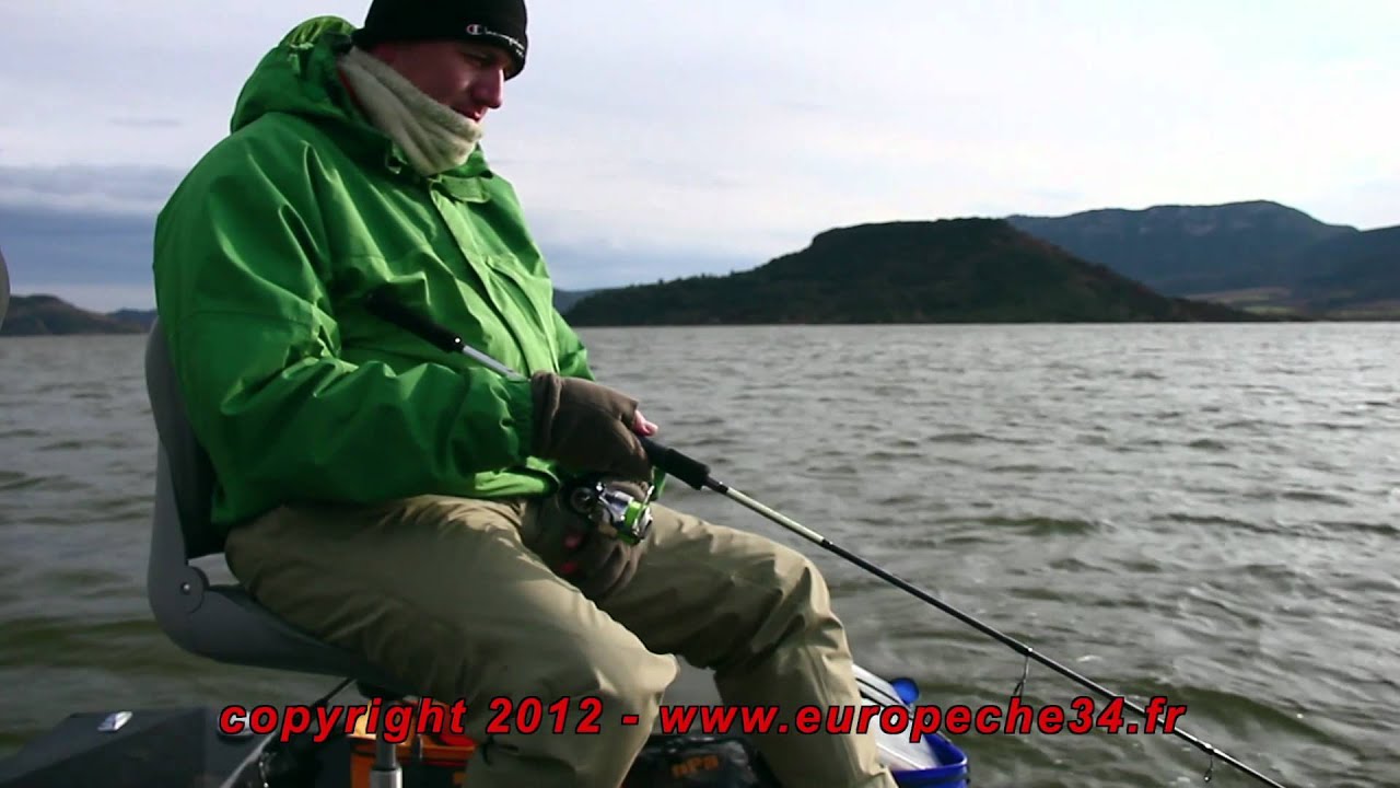 Sandres et brochets du Salagou aux leurres en hiver par Europeche 34