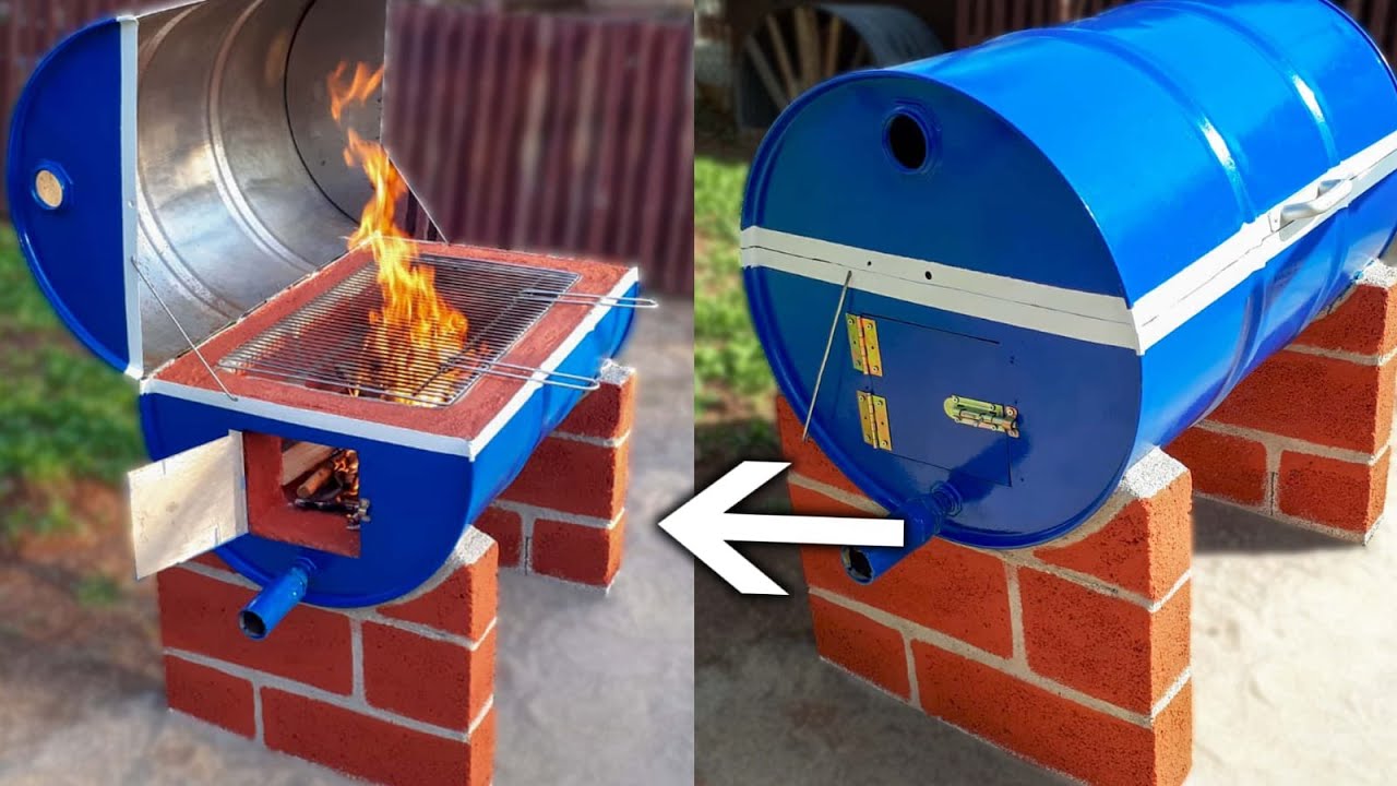 Barbekü Yapmak İçin Varilden Harika bir Yöntem | Şaşırtıcı Fikirleri Denemelisin