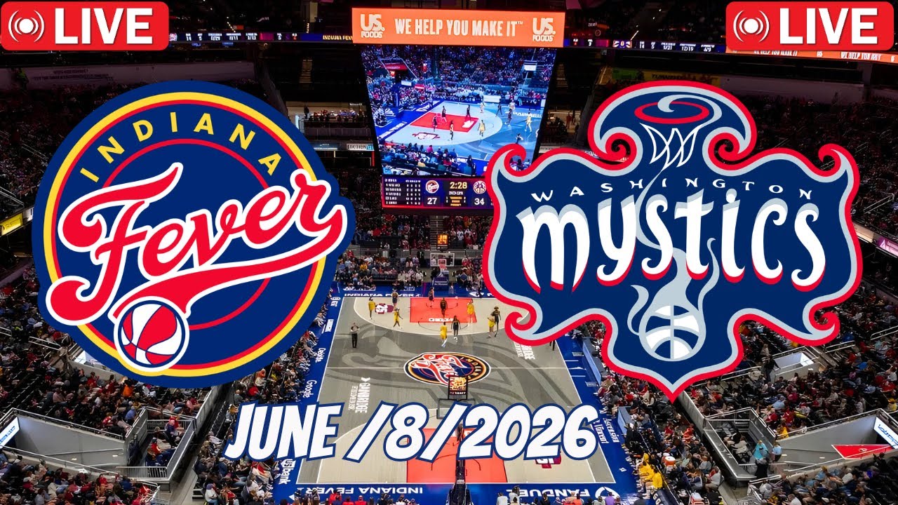 LIVE | Indiana Fever Vs Washington Mystics | WNBA