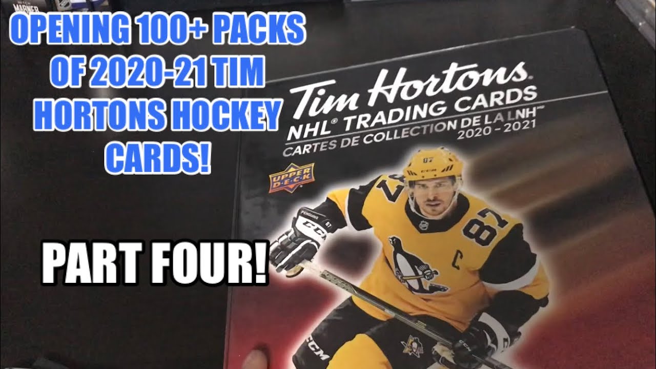 Opening Over 100 Packs of Tim Hortons 2020-21 Hockey Cards - Part 4