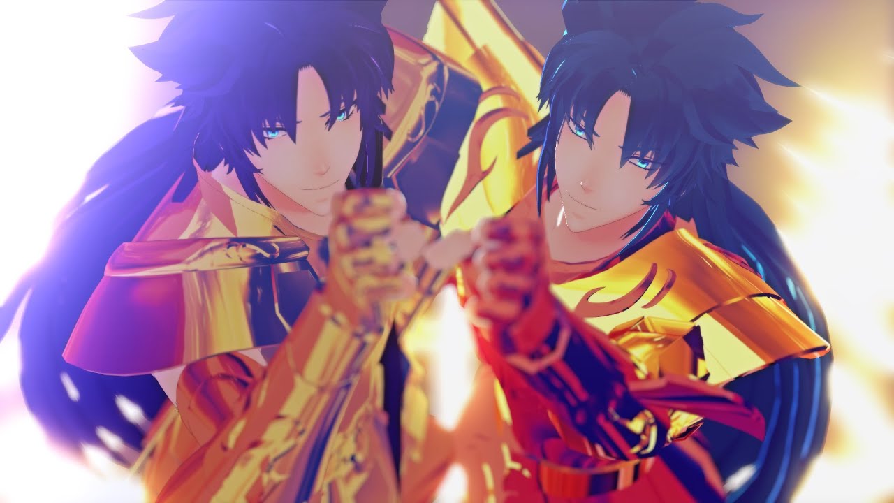 【MMD Saint Seiya】サガとカノンで裏表ラバーズ【MMD聖闘士星矢】