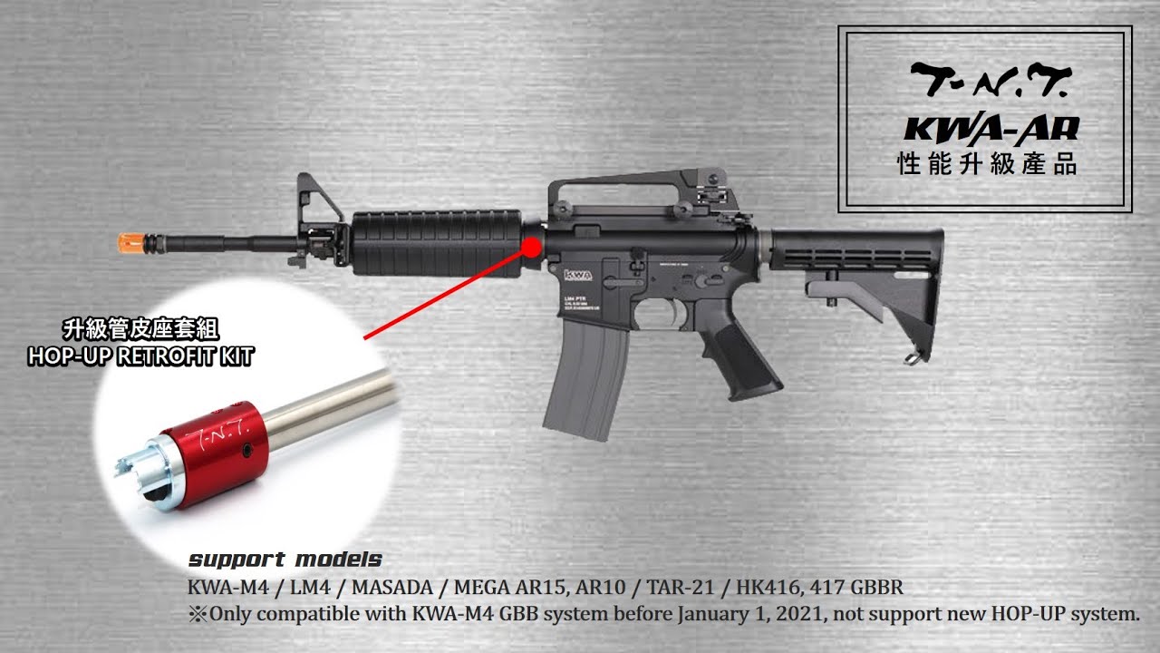 【TAIWAN T-N.T. STUDIO】KWA M4/LM4/MEGA AR10.AR15/MASADA GBB Retrofit kit assemble preview