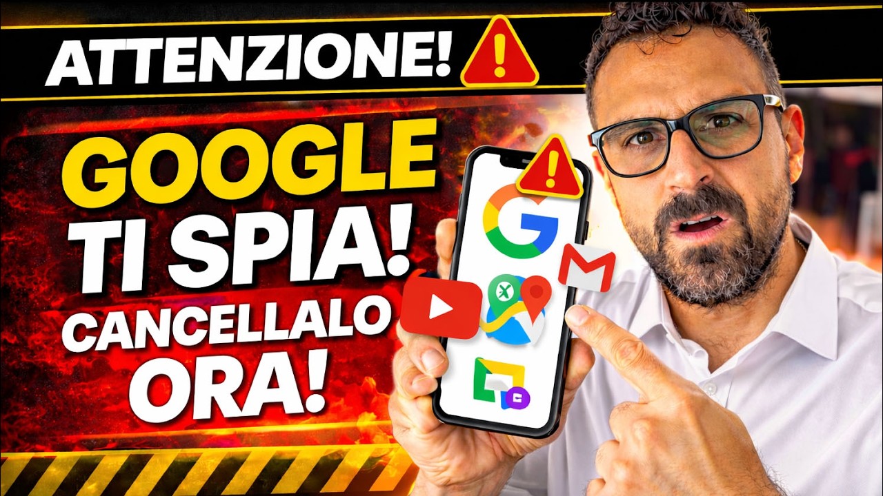 GOOGLE TI SPIA!!! Quello che Google sa su di te è inquietante