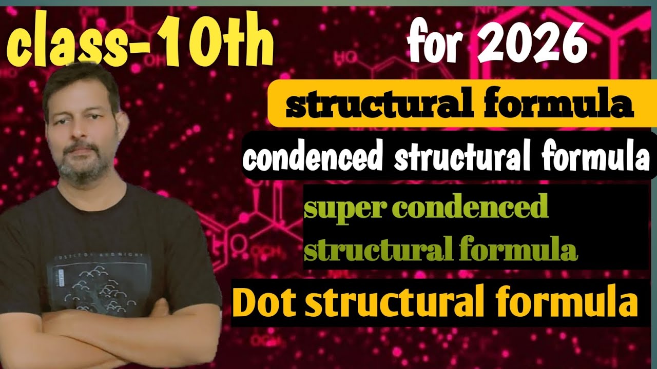 Types of structural formulas of hydrocarbons||class-10th 