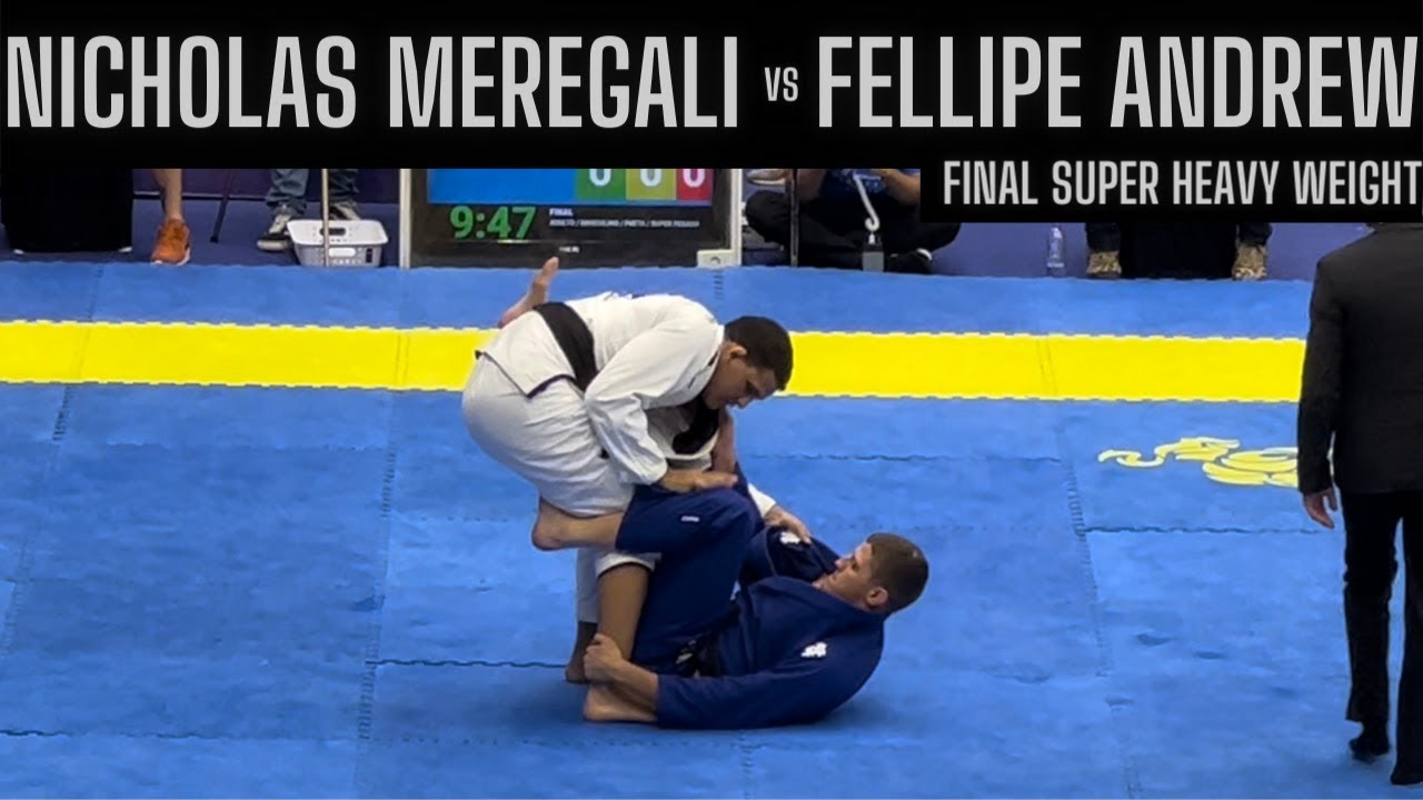 Final- Nicholas Meregali vs Fellipe Andrew- Peso Super Pesado. Brasileiro de Jiu Jitsu CBJJ 2022.