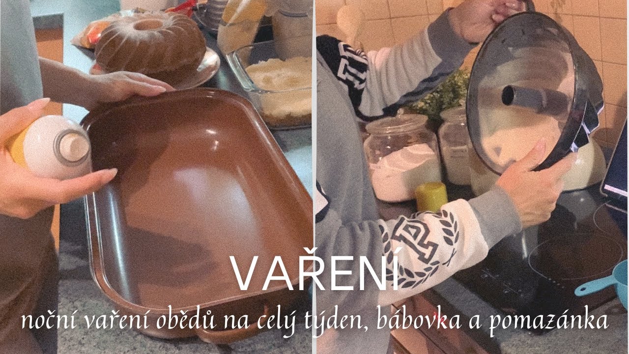 VAŘENÍ | v noci na celý týden, 3 obědy, bábovka a pomazánka