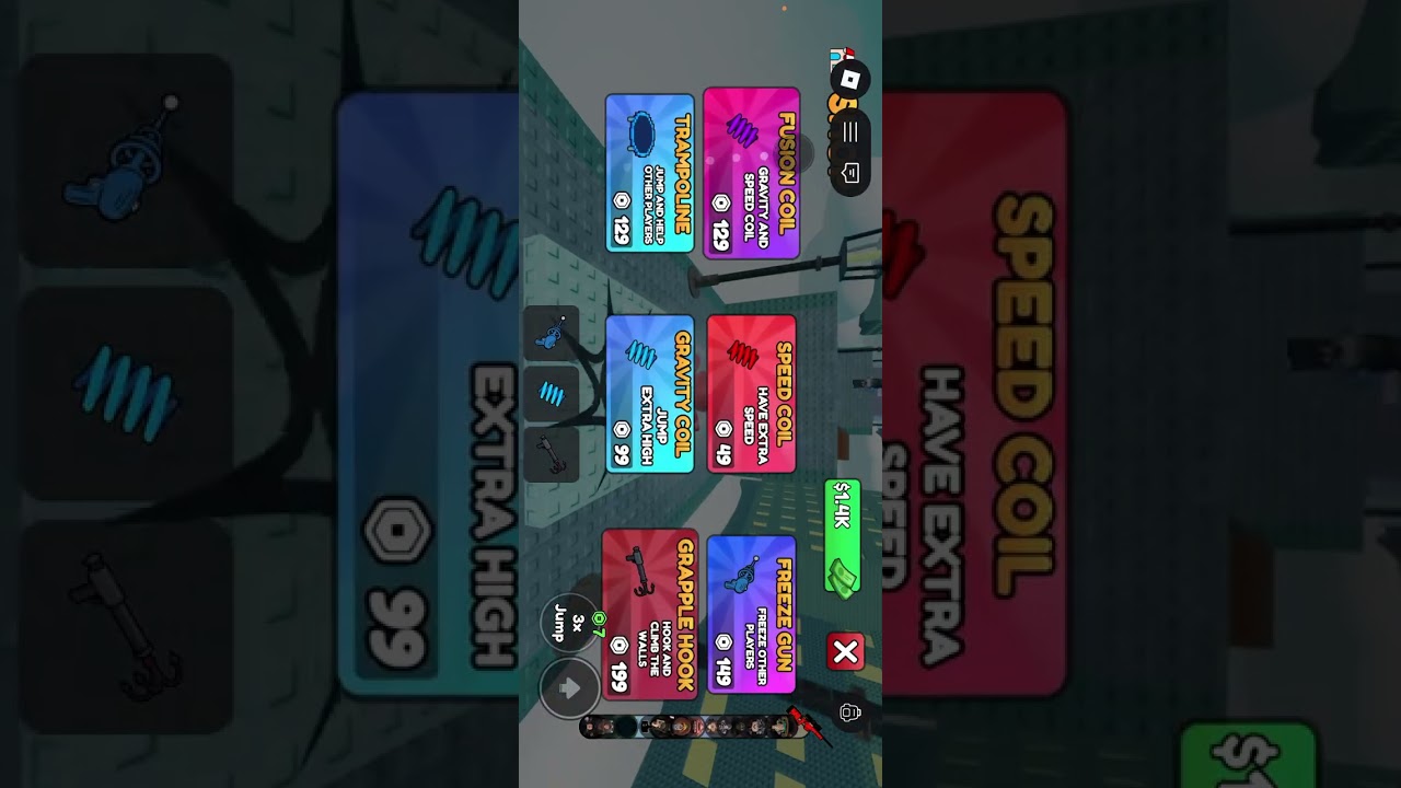Playing Roblox 