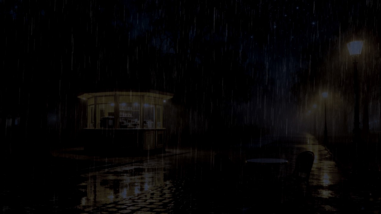 Midnight Rain for Deep Sleep 🌧️ Heavy Rain & Gentle Distant Thunder Ambience
