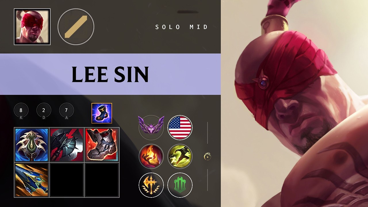 Lee Sin Mid vs Xerath - NA Master Patch 26.08