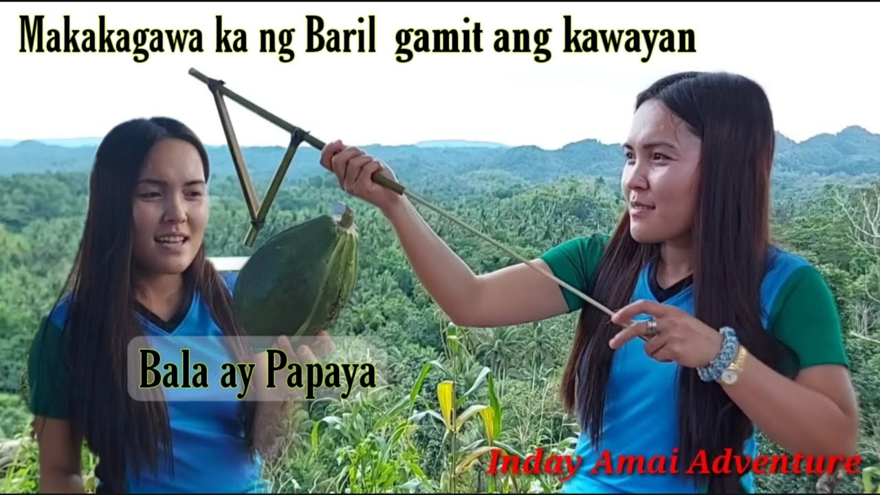 Baril Na Gawa Sa Kawayan|Laro ng mga kabataan noon #indayamaiadventure