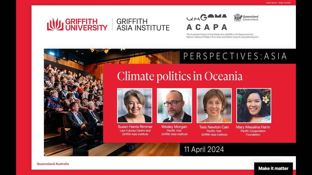 Perspectives : Asia | Climate Politics in Oceania