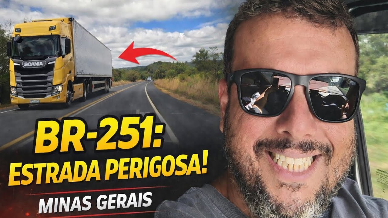 BR-251: Uma das Rodovias Mais Perigosas de Minas Gerais | Voltando de uma viagem pro Nordeste. 