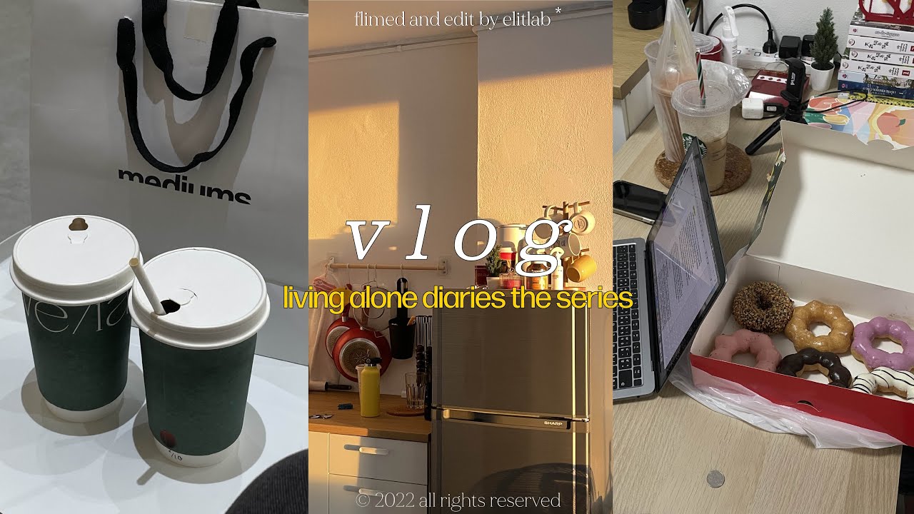 ENG) Live alone Diaries - Trying to Productive, Final, ปิดเทอมปี 4 เทอม 1, Ve/la  #elitelab_