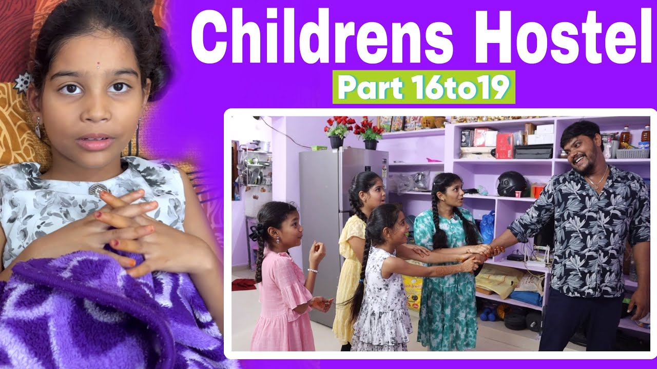 CHILDRENS HOSTEL PART 16to19 || rider mallesh hostel videos || janavi hostel videos || funny videos