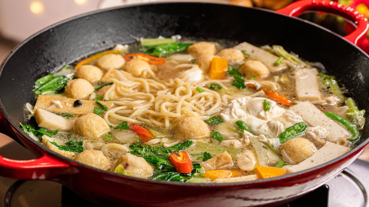 Mee Sup super sedap dan mudah, gerenti licin hirup kuah.