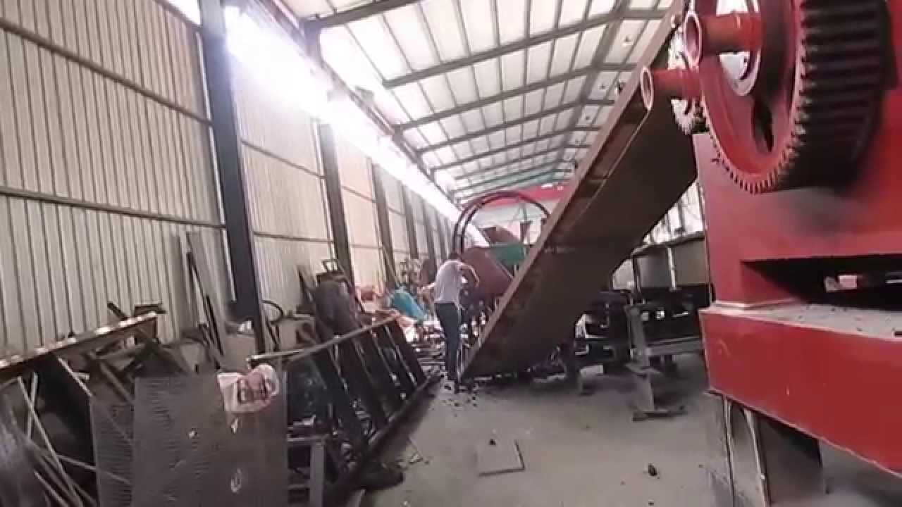 Testing Video Grinder Machine for Tire Recycling/Yingchuan Machinery