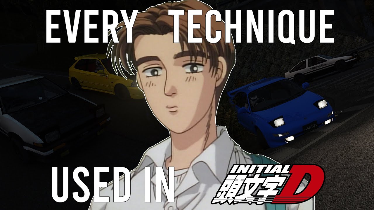 EVERY Technique Used in Initial D!