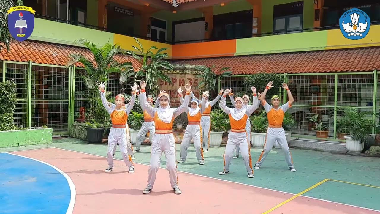 Lomba Senam Anak Indonesia Hebat 2025 SMPN 35 JAKARTA DKI JAKARTA