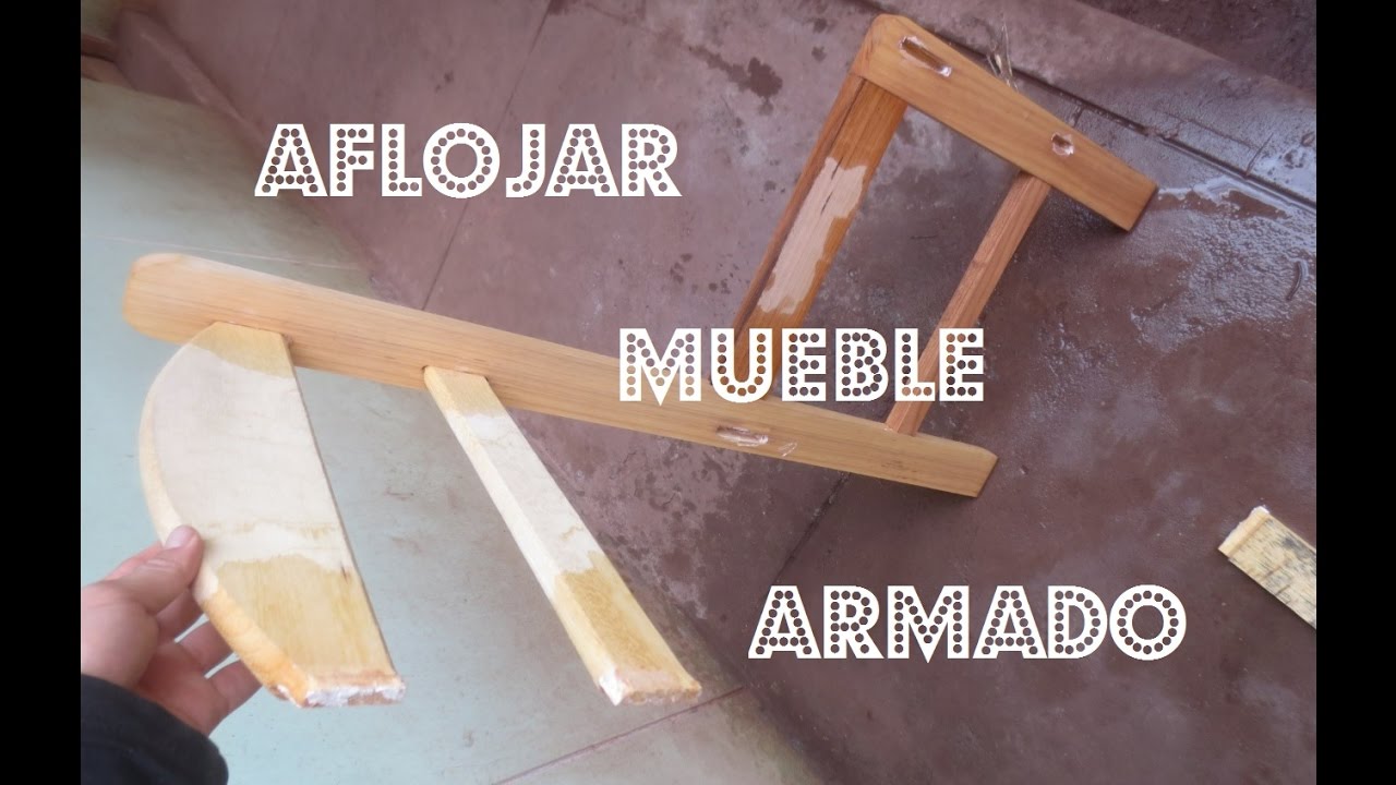 COMO AFLOJAR  DESPEGAR PIEZAS De MADERA Ya ARMADAS O Ya Pegadas Facil - Luis Lovon