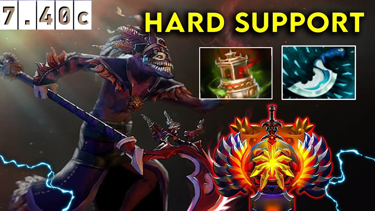 Seleri Dazzle Hard Support - Dota 2 Patch 7.40c Pro Player Full Gameplay