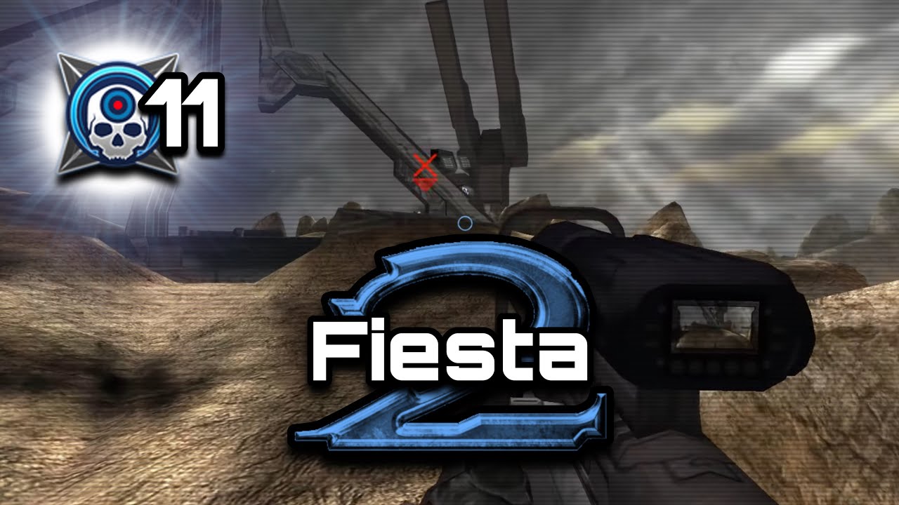 Crack Snipes In Halo 2 Fiesta (Running Riot + 11 Headshots!)