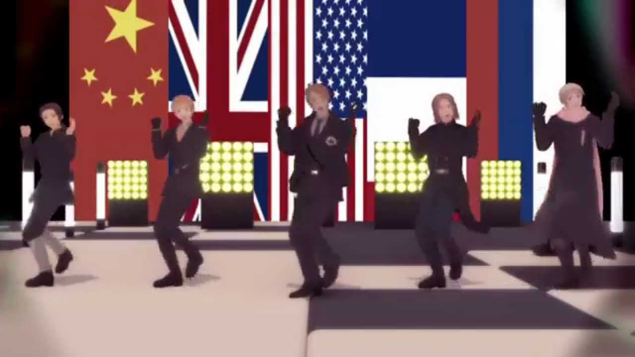 【ヘタリアMMD】 Tik Tok 【Axis and Allies】