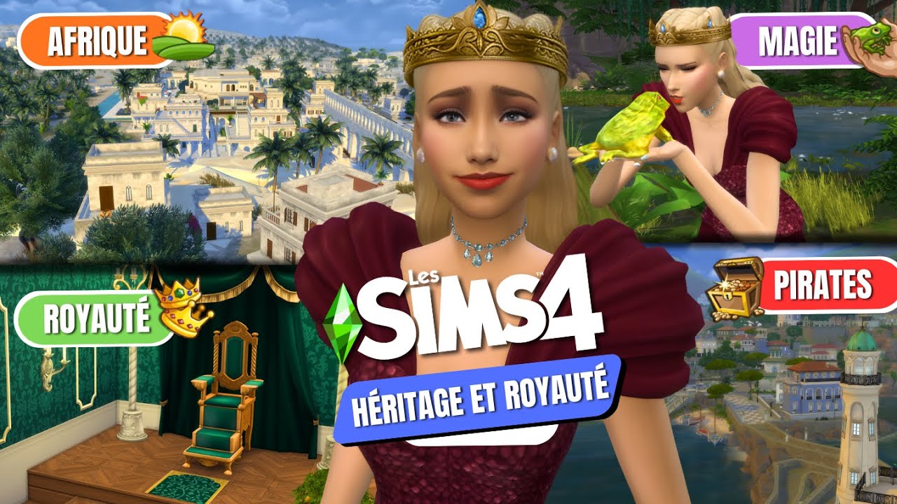 Cette NOUVELLE MAP est une ÉNORME SURPRISE 😱 Sims 4 Héritage & Royauté