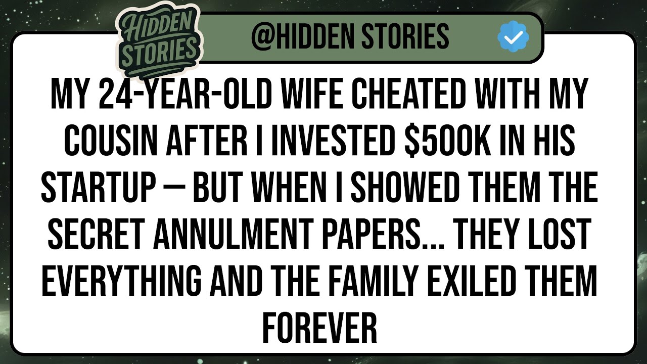 My 24-Year-Old Wife Cheated With My Cousin After I Invested $500K In His Startup — But When I ...